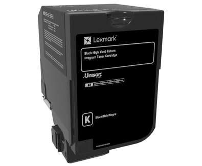 Cartucho de toner Lexmark preto para impressora