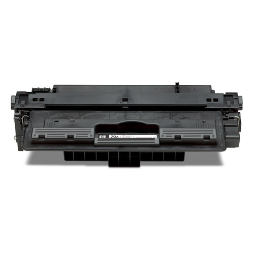 Cartucho de toner preto para impressora com etiqueta HP 70A