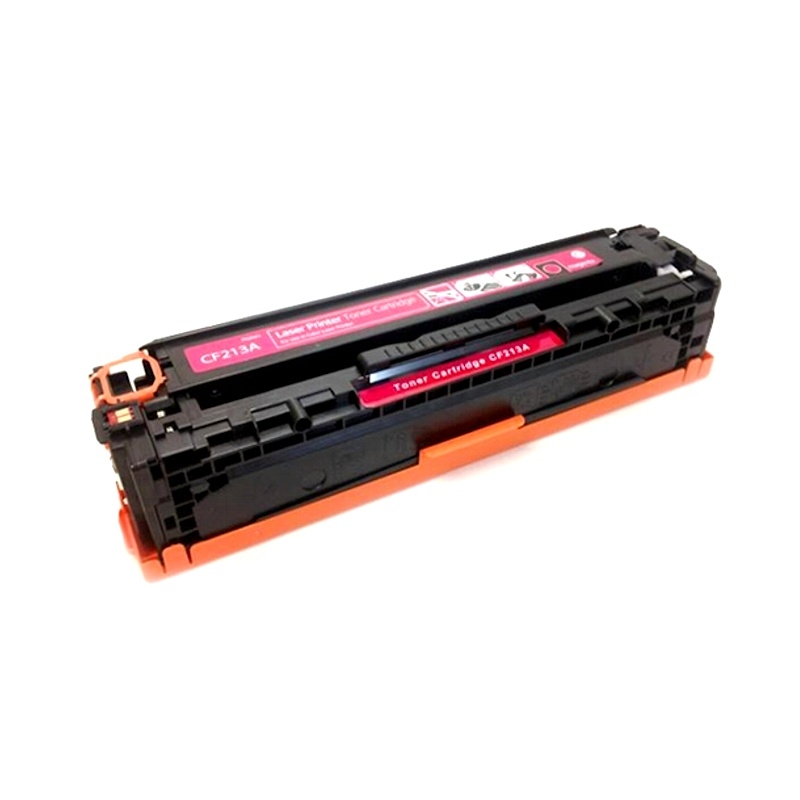 Cartucho de toner para impressora CF213A preto e rosa