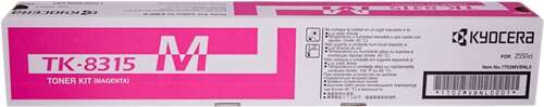 Cartucho toner TK-8315 magenta Kyocera em embalagem retangular