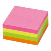 Bloco de notas autocolantes em várias cores