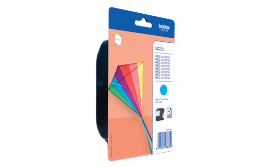 Embalagem de papagaio colorido com fundo laranja e azul