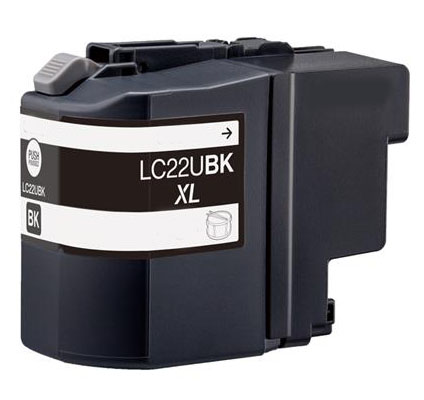 Cartucho de tinta preta LC22UBK XL para impressora