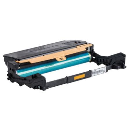 Cartucho de toner preto com tambor azul turquesa