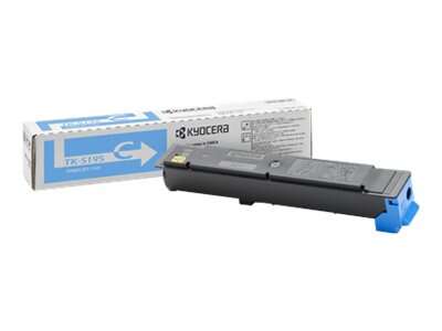 Toner Kyocera TK-5130 preto com embalagem branca e azul