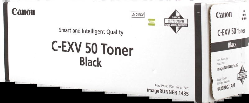 Embalagem de toner Canon C-EXV 50 Black para imageRUNNER 1435
