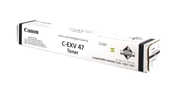 Caixa branca de toner Canon C-EXV 47 para impressora