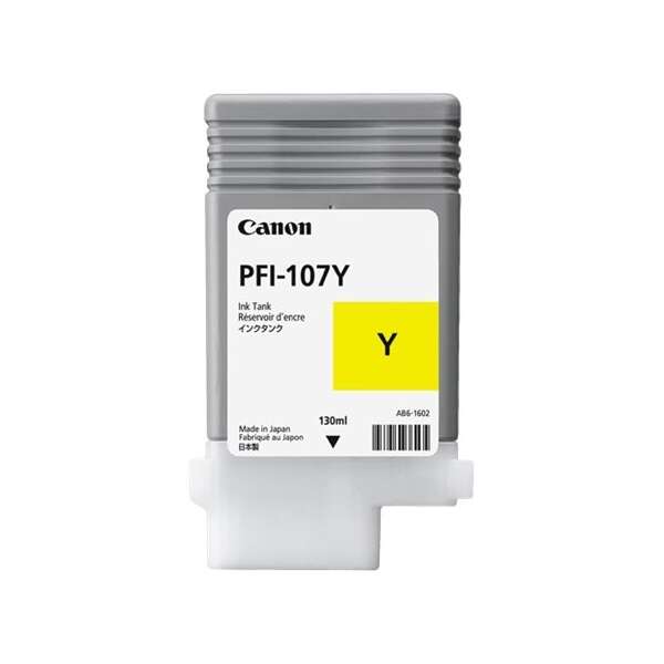 Cartucho de tinta Canon PFI-107Y amarelo 130ml