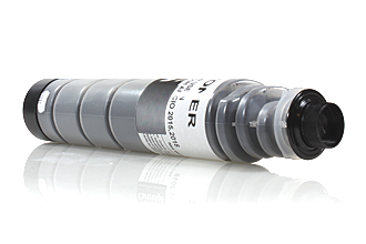 Cartucho de toner preto com etiqueta branca