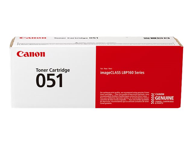 Embalagem de toner Canon 051 para imageCLASS LBP160 Series