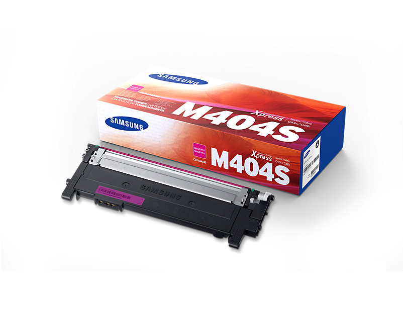 Cartucho toner Samsung M404S magenta com respetiva caixa colorida