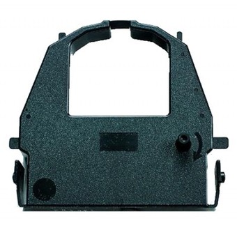 Fita de tinta preta para máquina de escrever com estrutura plástica