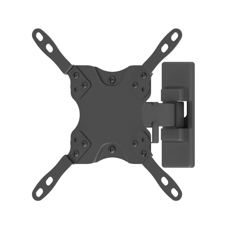 Suporte de parede articulado preto para monitor ou TV