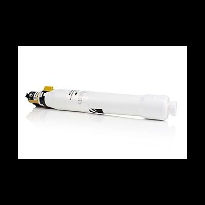 Cilindro de tinta branco para impressora com texto BLACK