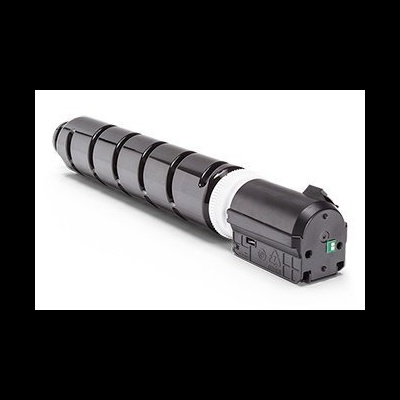 toner preto para impressora com corpo cilíndrico e segmentos pretos brilhantes