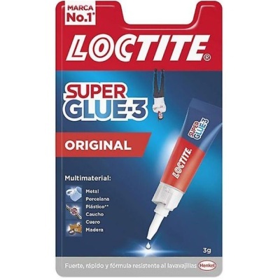 Embalagem de cola instantânea Loctite Super Glue-3 Original 3g