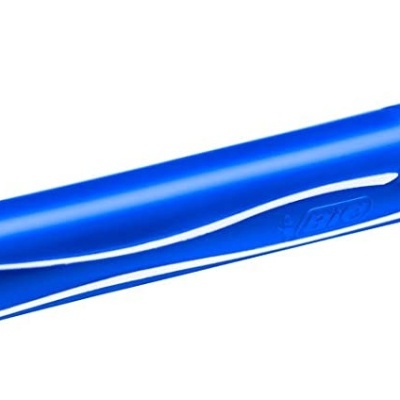 Caneta esferográfica azul BIC Gel-ocity com detalhes brancos e ponta retrátil