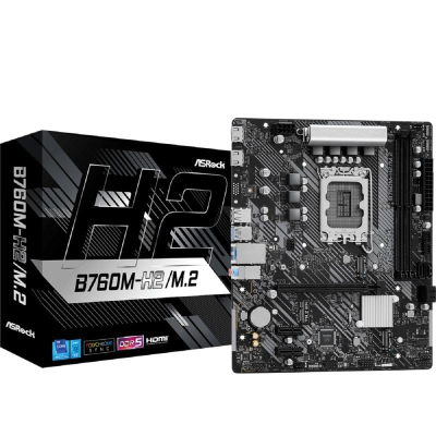 Placa-mãe ASRock B760M-H2/M.2 com caixa