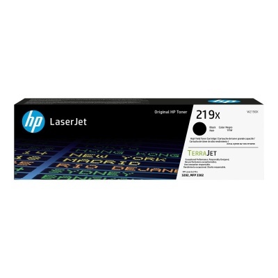 Embalagem de toner preto HP LaserJet 219x para impressoras HP LaserJet Pro 3202 e MFP 3302