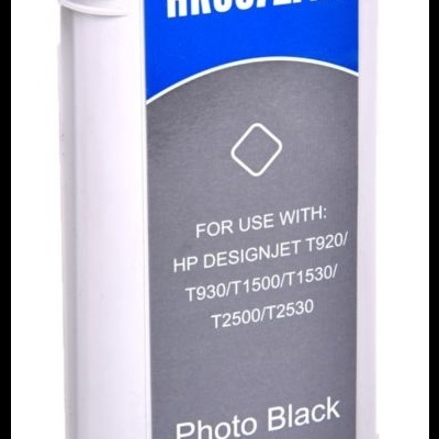 Cartucho de tinta preta fotográfica HR00727XL compatível com HP DesignJet