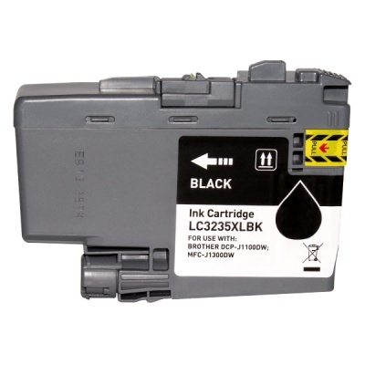 Cartucho de tinta preto LC3235XLBK para Brother