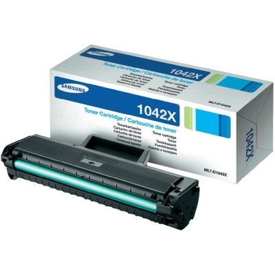 Toner Samsung 1042X com cartucho preto e cilindro verde