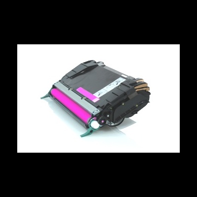 Cartucho de toner preto e magenta para impressora com rolo magenta