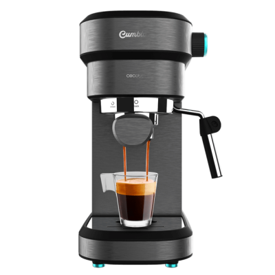 Máquina de café expresso Cumbia Cecotec com copo de café