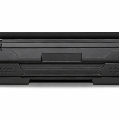Cartucho de toner preto para impressora em fundo branco