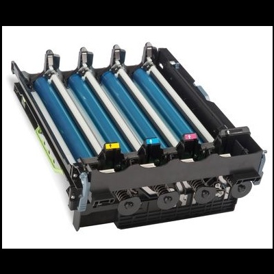Suporte para cartuchos de toner de impressora com cilindros coloridos