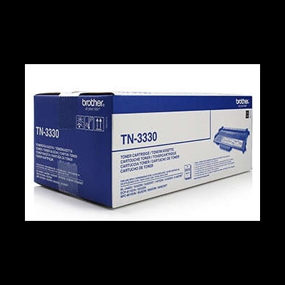 Caixa de toner Brother TN-3330 em preto e branco