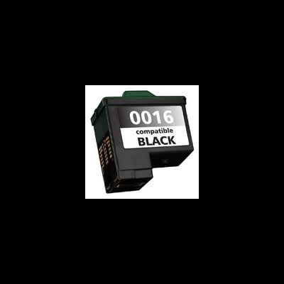 Cartucho de tinta preto com etiqueta 0016 compatible BLACK
