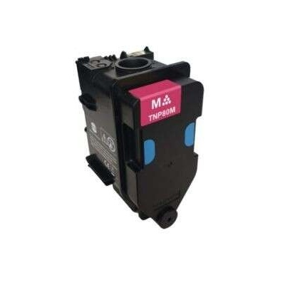 Cartucho de tinta magenta TNP80M preto e rosa