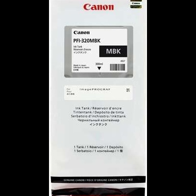 Embalagem de tinteiro Canon PFI-320MBK preto micro 300ml