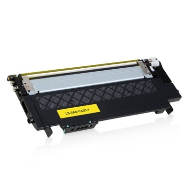 Cartucho de toner amarelo para impressora com etiqueta LS-SAM-C430-Y