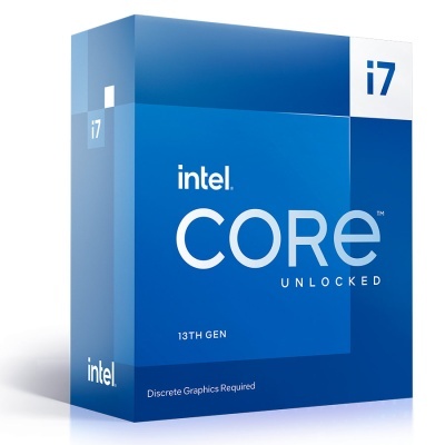 Embalagem azul de processador Intel Core i7 13TH GEN