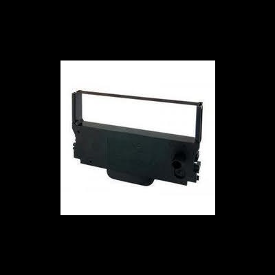 Fita de impressora ou calculadora preta com estrutura plástica