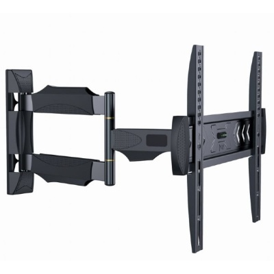 Suporte de parede articulado preto para TV