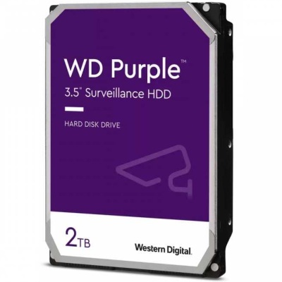 Disco rígido WD Purple 3.5 Surveillance HDD 2TB Western Digital