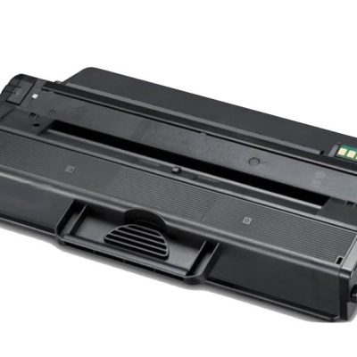 Toner preto para impressora sobre fundo branco