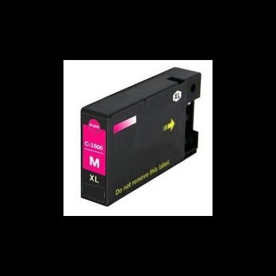 Cartucho de tinta XL magenta com etiquetas C-1500 e XL