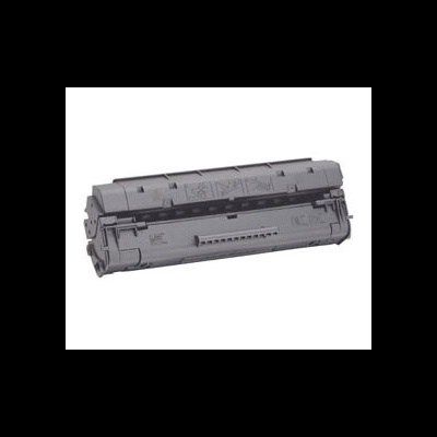 Toner preto para impressora com detalhe cinza em fundo branco