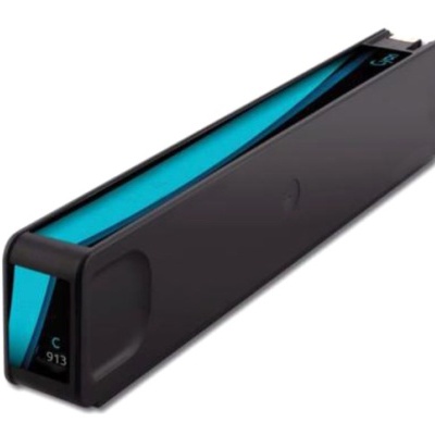 Cartucho de tinta preto com detalhe azul e texto C 913