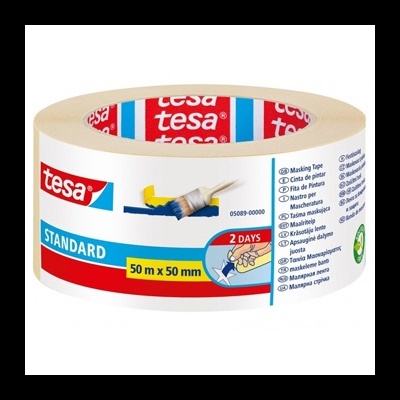 Rolo de fita adesiva tesa standard para pintura