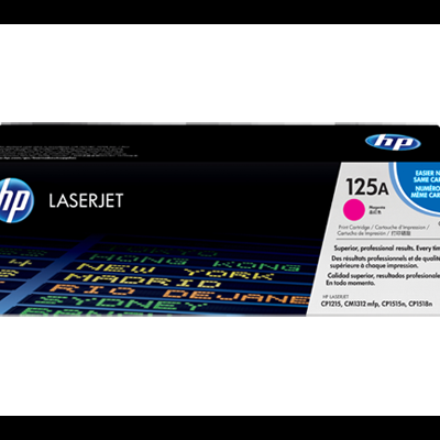 Caixa de toner HP LaserJet 125A magenta CB543A