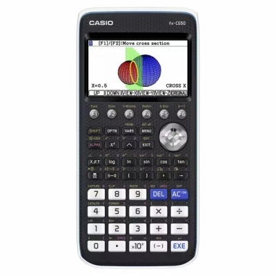 Calculadora científica Casio fx-CG50 com ecrã a cores e teclado funcional