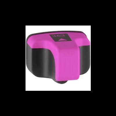 Produto quadrado rosa e preto com inscrição 363