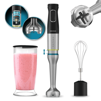 Varinha mágica Cecotec Katana com taça e acessório batedor.