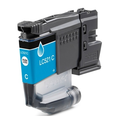 Cartucho de tinta Brother LC521 C cor ciano