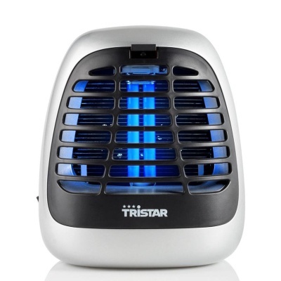 Aparelho Tristar cinza e preto com luz azul interna